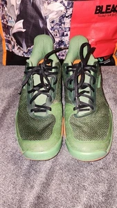 Babolat Jet Tere All Court Mens 12.5 Green Orange Tennis Sport Shoes Sneakers - Picture 1 of 8