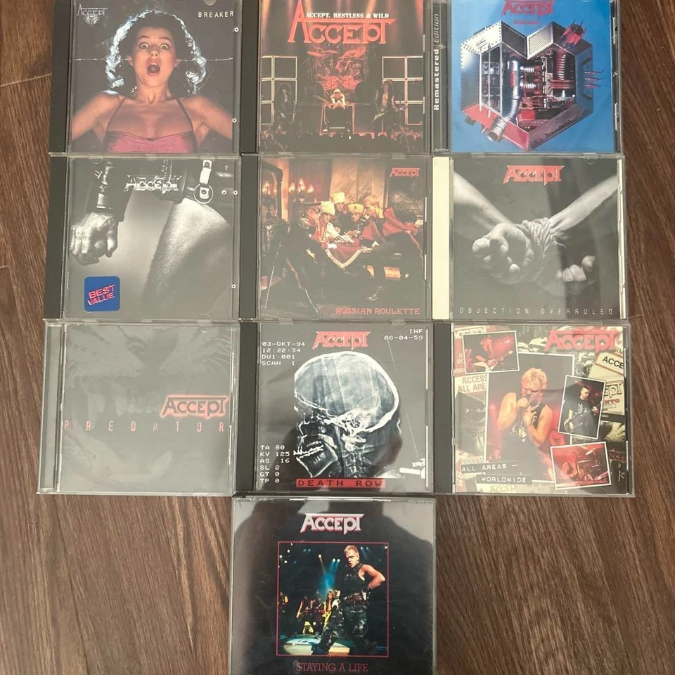 Accept CD 10 title set Japan Rare - Image 1 of 1