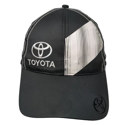 Gorra de béisbol Toyota Strapback negra talla única ajustable bordada orificios ventilados Foto 1 de 4
