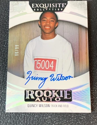 2025 UD Goodwin Exquisite Collection Quincy Wilson Rookie auto#96/99 - Image 1 of 2