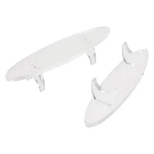 2 Pcs Pen Storage Display Stand Makeup Rack Desk Holder Transparent - Imagen 1 de 12