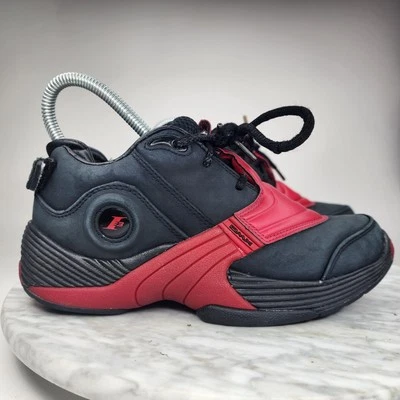 Zapatos de baloncesto retro Reebok Allen Iverson Answer 5 DMX negros rojos para hombre talla 4,5 Foto 1 de 4