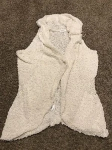 motherhood maternity womens S white sleeveless open cardigan a37 - Picture 1 of 4
