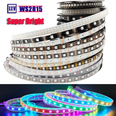 12V WS2815 IC 5050 RGB LED Pixel Strip Light Individual Addressable Dual Signal - Image 1 of 4