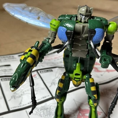 Transformers Beast Wars Waspinator D-3 Takara Japan 1995 Waspeeter +Instructions - Image 1 of 4