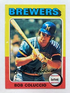 1975 Topps #456 Bob Coluccio (Milwaukee Brewers)    (A) - Picture 1 of 2