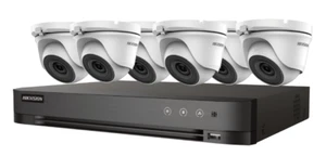 Hikvision 8-Ch 4MP DVR 2TB HDD & 6 2MP IR Turret Security Camera Kit - Picture 1 of 1