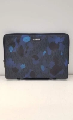 Funda para portátil rara Michael Kors Signature azul camuflaje Foto 1 de 4
