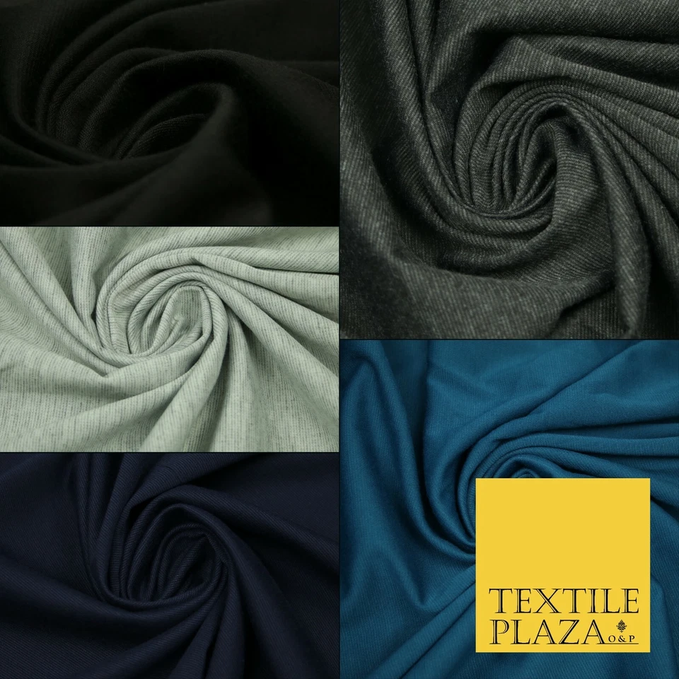 TEXTILE PLAZA Luxus Einfach Stretch Ponti Ponte Roma Jersey Stoff 58" Anzug Rock Strick Handwerk