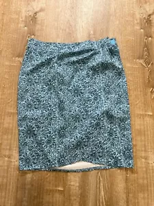 Rip Rock Damen XL blau Blumen Hawaii Wickel Länge 3 Strand Cover Up Midi - Bild 1 von 6