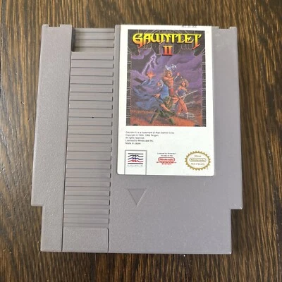 Gauntlet II 2 Nintendo Entertainment System (NES, 1990) Authentic - Image 1 of 3