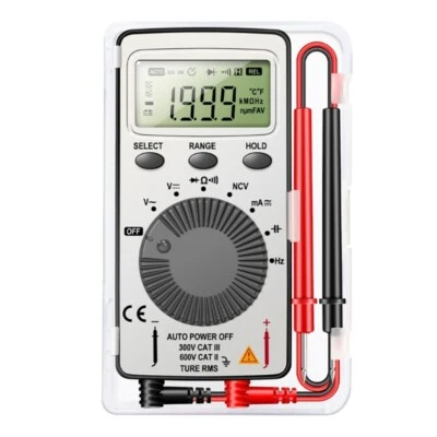 Digitalanzeige Multimeter Ultra Dünn Mini Voltmeter Amperemeter Tragbare Karte - Bild 1 von 4