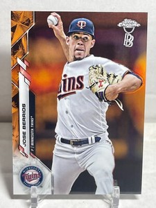 2020 Topps Chrome Ben Baller Edition Jose Berrios Orange Refractor 08/25