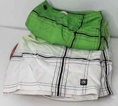 Bañador Ocean Current Para Hombre Grande Azul Negro Rayas Bolsillos Forrado Talla 34 Foto 1 de 3