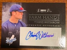 2007 TRISTAR Prospects Plus Farm Hands Autographs #CW2 Chris Withrow