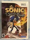 Sonic and the Secret Rings (Nintendo Wii, 2007) Cob Complete Tested Nice Disc