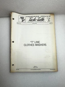 Lavadoras de ropa FRIGIDAIRE TECH-TALK MANUAL "T" Line vol. 72 # 6 - Imagen 1 de 2