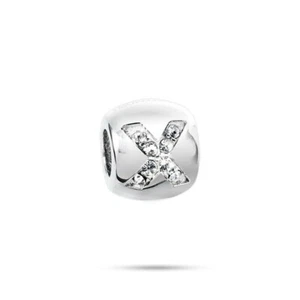 MORELLATO CHARMS DROPS X WHITE CRYSTAL COMPONIBILE SCZM2 NUOVO - Imagen 1 de 1
