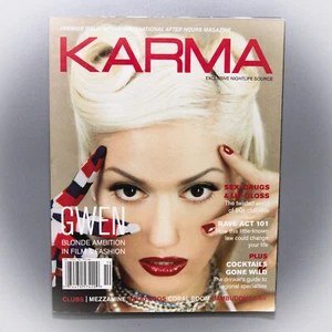 Karma Magazine Sep 2003 | GWEN STEFANI Cover - Blonde Ambition In Film & Fashion - Picture 1 of 17