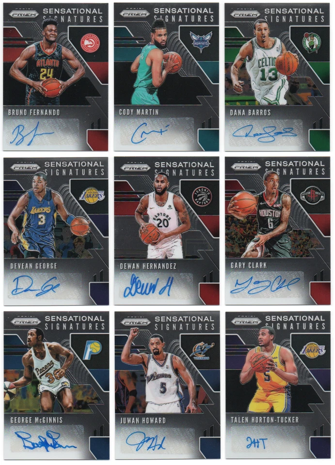2019-20 Panini Prizm Sensational Signatures Auto Pick Any Complete Your Set - Image 1 of 1