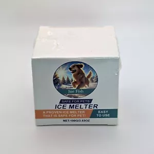 Jue Fish Ice Melt Pet-Friendly Ice Melt Salt for Snow and Ice Removal 100g - Picture 1 of 1