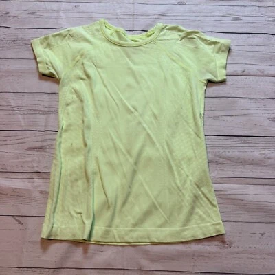 Camiseta Athleta Niñas Verde Claro Manga Corta Ropa Activa Juvenil Talla M 8-10 Foto 1 de 4
