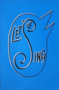 Let's Sing Folk Songs Hymns Christmas Carols Vocal Lyric Sheet Music Book - Picture 1 of 4