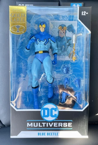 McFarlane Toys Blue Beetle 7in DC Classic Multiverse Target Exclusive Gold Label Cover