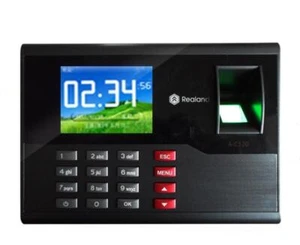 2.8"Realand Fingerprint Password ID Card Time Attendance Clock Employee Recorder - Picture 1 of 6
