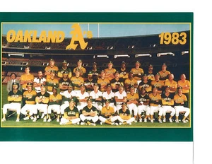 1983 OAKLAND ATHLETICS A'S 8X10 TEAM PHOTO BASEBALL - Picture 1 of 1
