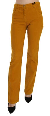 C'N'C COSTUME NATIONAL Pants Orange High Waist Straight Trouser s. W26 RRP $500 - Image 1 of 4