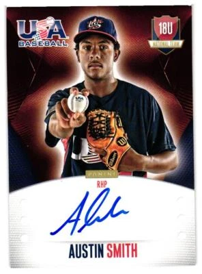 2014 Austin Smith Panini USA Baseball Auto 184/499 - Image 1 of 2