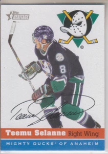 2000-01 Topps Heritage #28: Teemu Selanne - Imagen 1 de 1