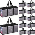 Set of 12 DVD Storage Bags, Media Organizer Bag Hold up to 480 Dvds, Clear Plast
