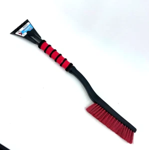 Mallory Winter Wise Snow Brush Scraper Tool Foam Grip Handle - Picture 1 of 7