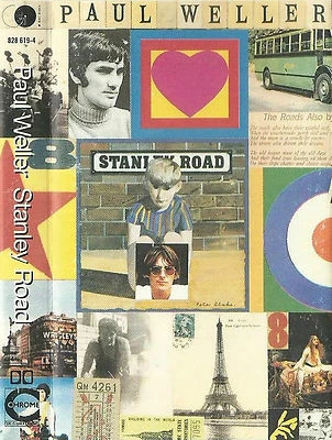 PAUL WELLER STANLEY ROAD CASSETTE ALBUM THE JAM STYLE COUNCIL INDIE ROCK  1995 - Image 1 of 4