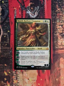 MTG Card: (1x) Huatli, Radiant Champion (Rivals of Ixalan) - Bild 1 von 1