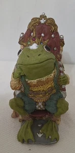 Colección Camelot Frogs King Ribbit 1996 de colección del artista Steve Kehrli Hamilton - Imagen 1 de 4