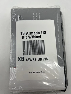 2013 Nissan Armada Owners Manual SEALED OEM Complete Set - Image 1 of 4