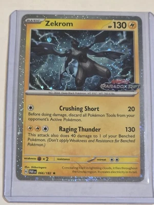 SV04: Paradox Rift #066/182 Zekrom Stamped Promo - Image 1 of 2