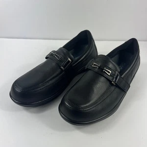 Mocassino donna Orthofeet Chelsea in pelle nera taglia 10,5 - Foto 1 di 7