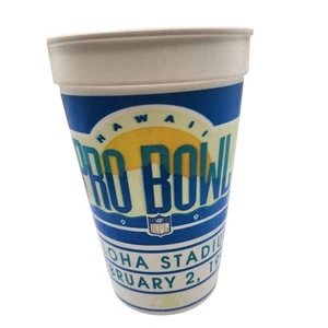 Vintage 1992 Authentic Official NFL Hawaii Pro Bowl hard Plastic souvenir cup - Picture 1 of 5