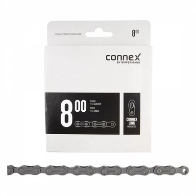 Connex 800 6/7/8-Speed All-Mountain Chain 114 Links | Durable, Lightweight, - Image 1 of 2