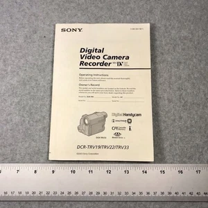 Sony videoregistratore digitale manuale del proprietario DCR-TRV19 DCR-TRV22 DCR-TRV33 - Foto 1 di 10