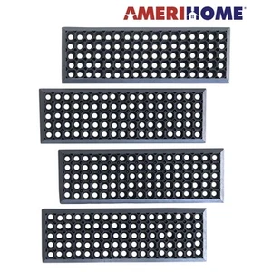 AMERIHOME 30INX10IN DRAIN STR TREAD 4PK - Picture 1 of 5