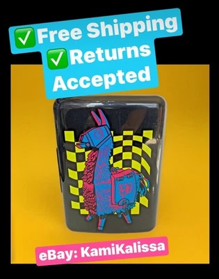 Fortnite 6 Can Mini Fridge Epic Loot Llama Black Refrigerator Orbit Used Gently - Image 1 of 4