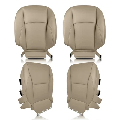 For 2007-2012 Lexus ES350 Base Sedan 4-Door Perforated Leather Seat Cover Tan - Image 1 of 4