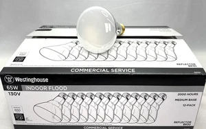Westinghouse 65 Watt BR30 Commercial Service Fld Light Bulb 12 Pack - Picture 1 of 8