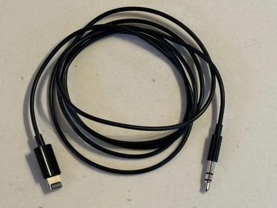 Cable de audio genuino Apple Lightning a 3,5 mm - negro MR2C2ZM/A - para AirPods Max Foto 1 de 2