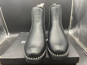 Dottie Boots Damen schwarz Absatz hoch schöne Slipper Stiefeletten 7 neu im Karton - Bild 1 von 8